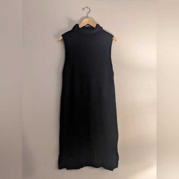 Wilfred Free S, Sleeveless, Turtleneck Wool Sheath Dress - Picture 2 of 3